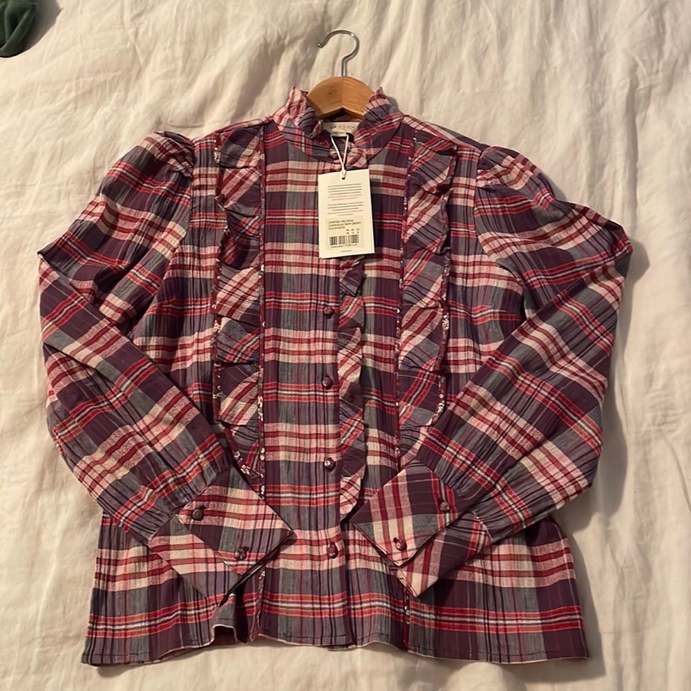 NWT Sezane Melodia Shirt